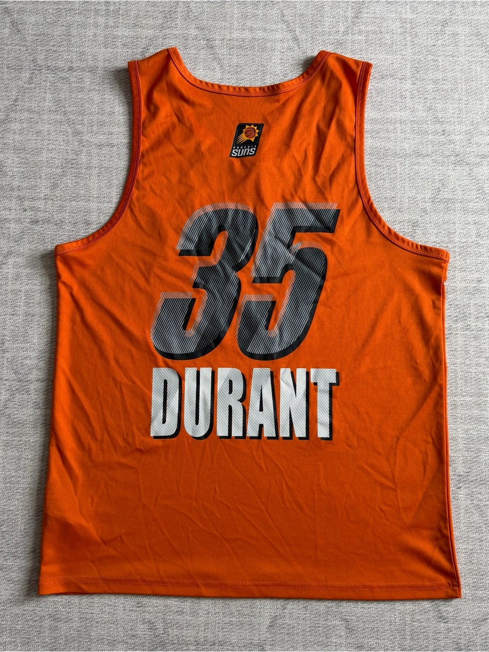 NBA Basketball Phoenix Suns #35 Durant Men’s Orange Tank Top Jersey LARGE